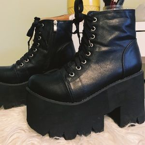 Dolls Kill Platform Boots